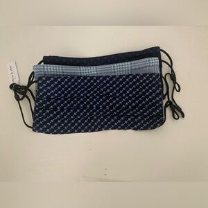 3 NWT Mens Blue Patterned Face Masks Set